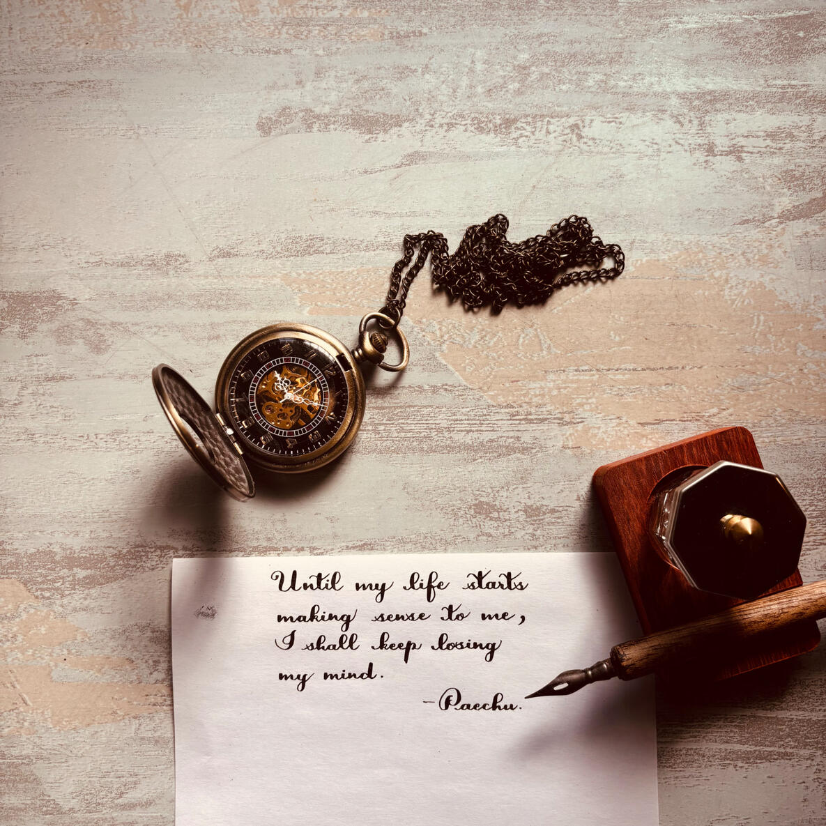 Until my starts making sense to me