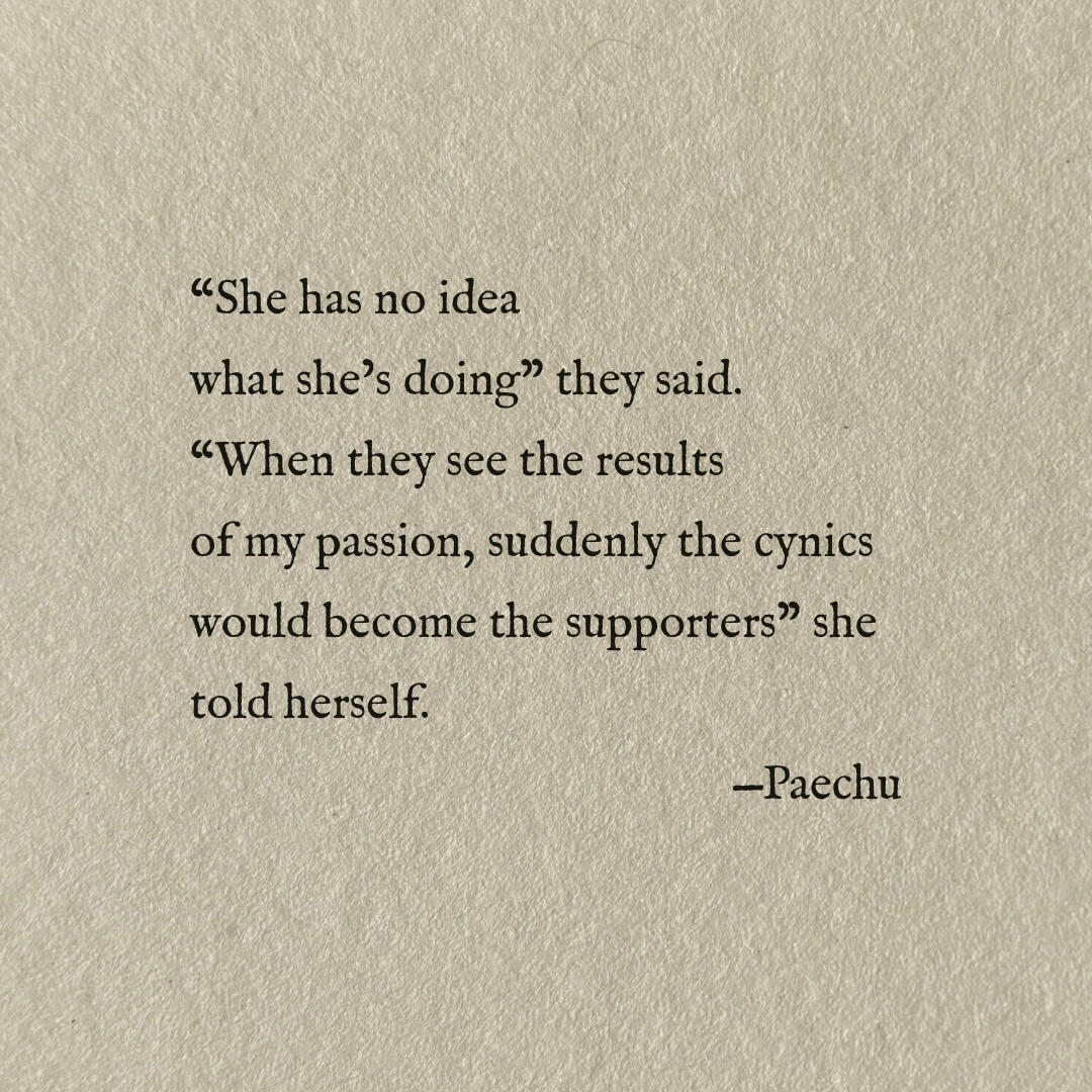 The cynics would become the supporters