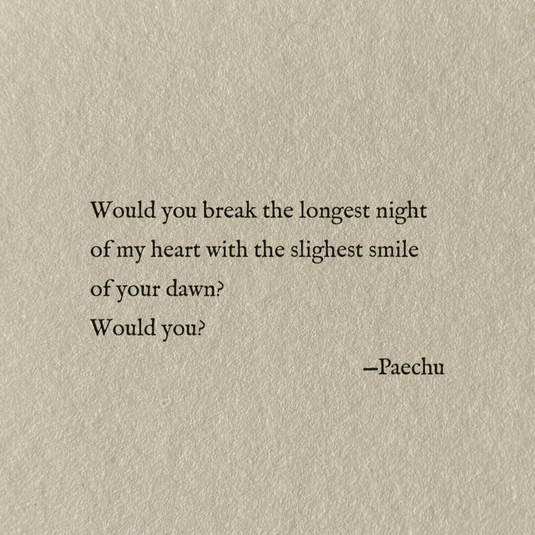 Would you?